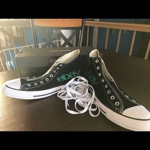 CONVERSE AII STAR HI BLACK Mens 9.5 Womens 11.5